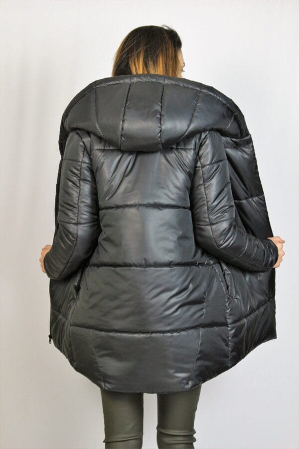 Ватирано яке черно 2 - Image 9