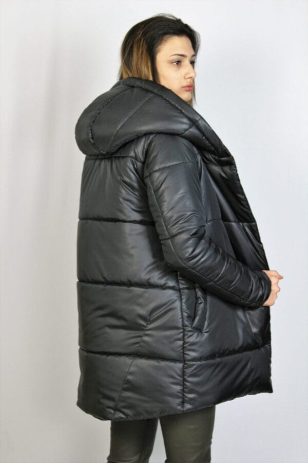 Ватирано яке черно 2 - Image 6