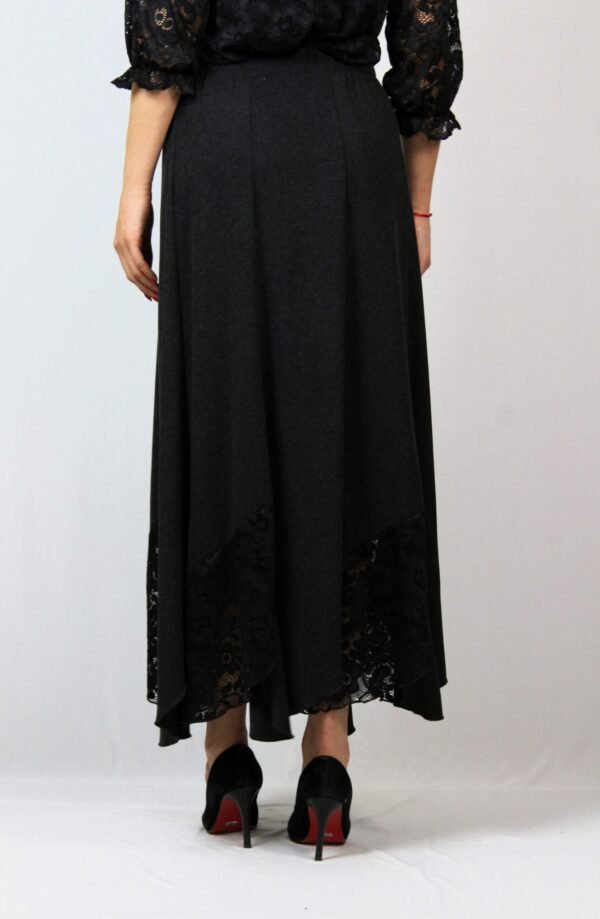 Дълга пола комбинирана с дантела - Image 9