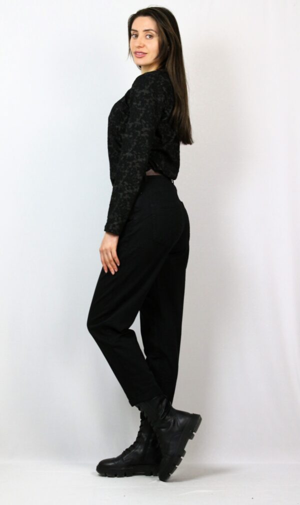 Дънки черни с колан - Image 7