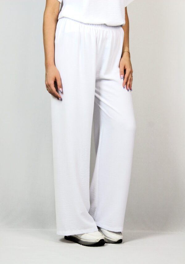 Широк панталон бял - Image 8