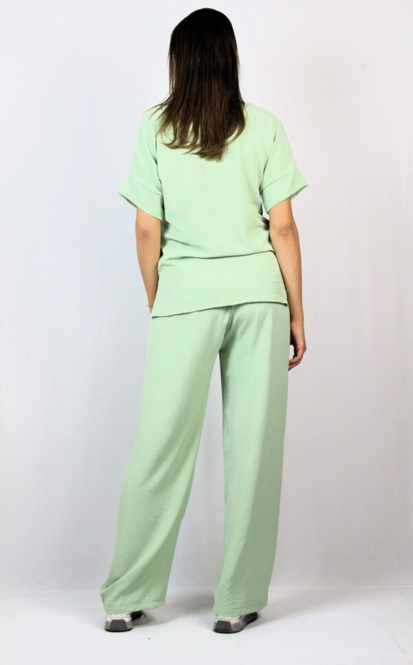 Блуза с паднал ръкав резеда - Image 3