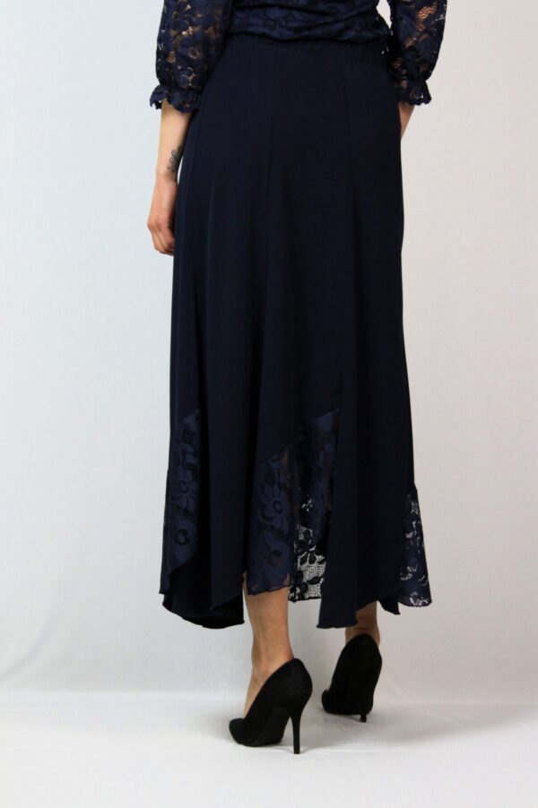 Дълга пола тъмно синя - Image 7