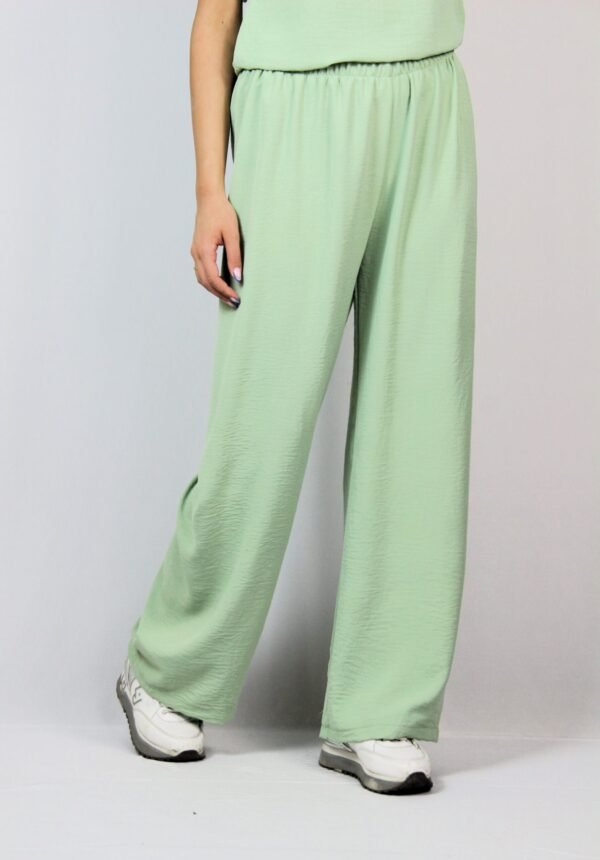 Широк панталон резеда - Image 3