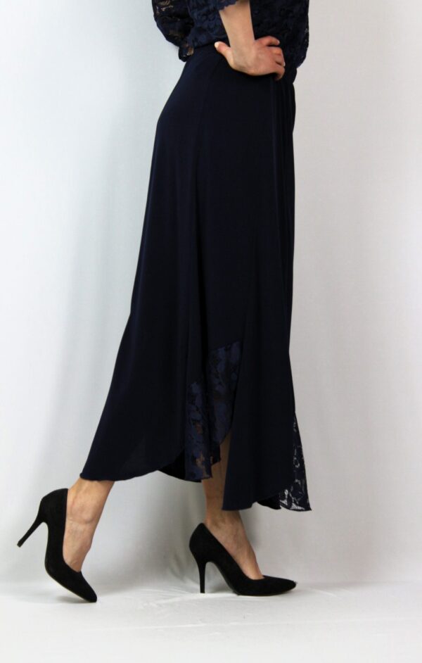 Дълга пола тъмно синя - Image 4