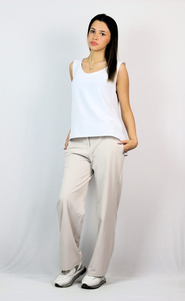 Свободен панталон бежов - Image 10