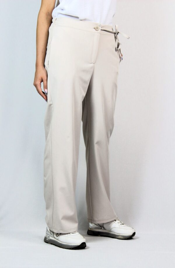 Свободен панталон бежов - Image 4