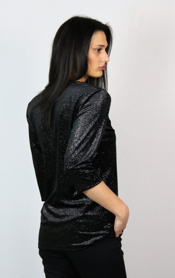 Блуза черно ламе - Image 1