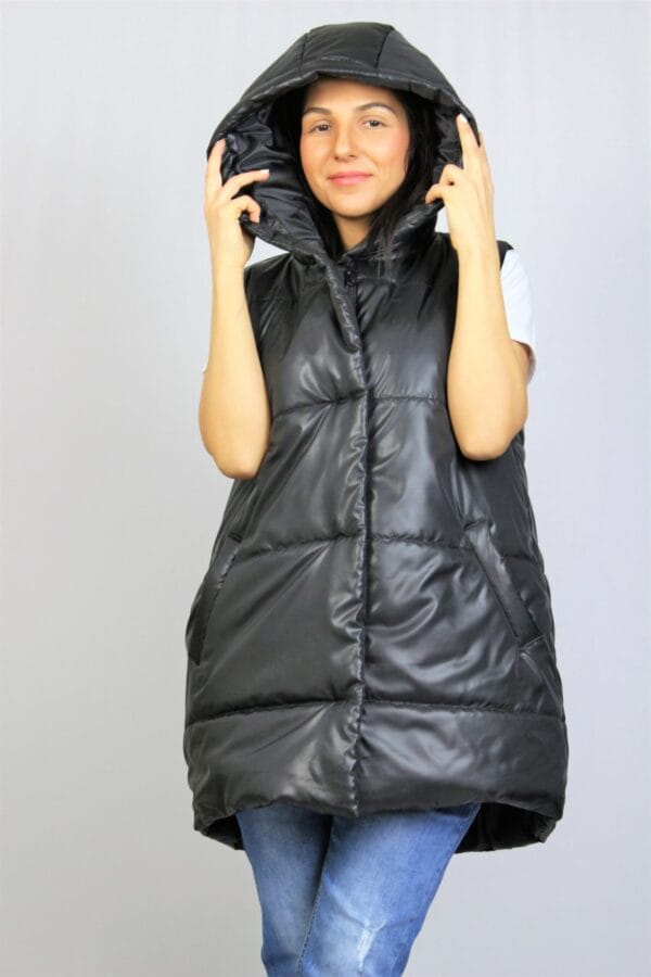 Ватиран елек черен - Image 3