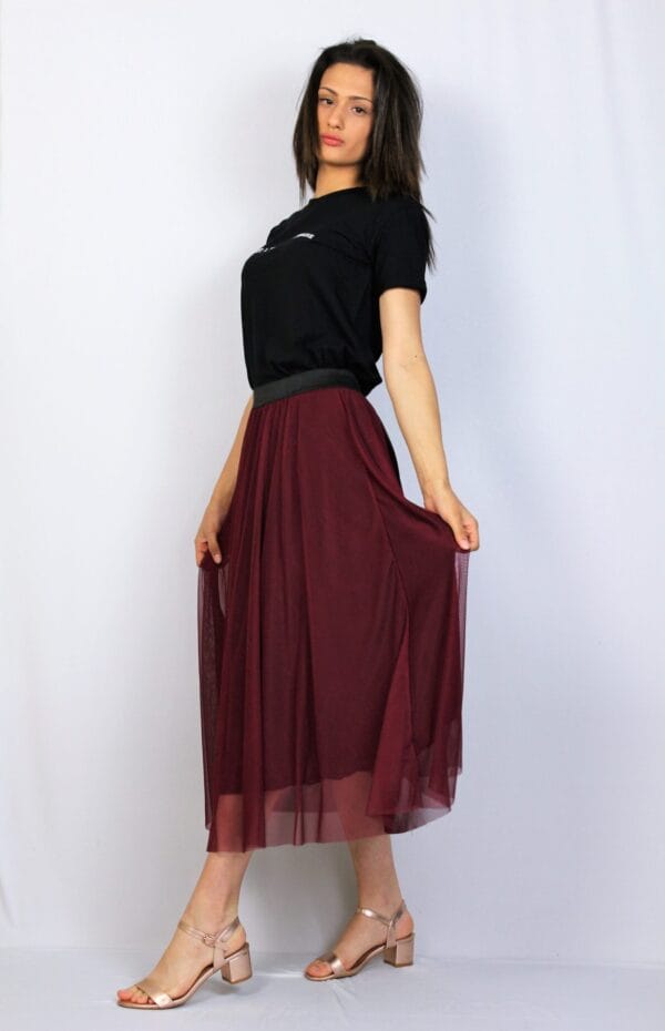 Пола тюл бордо - Image 3