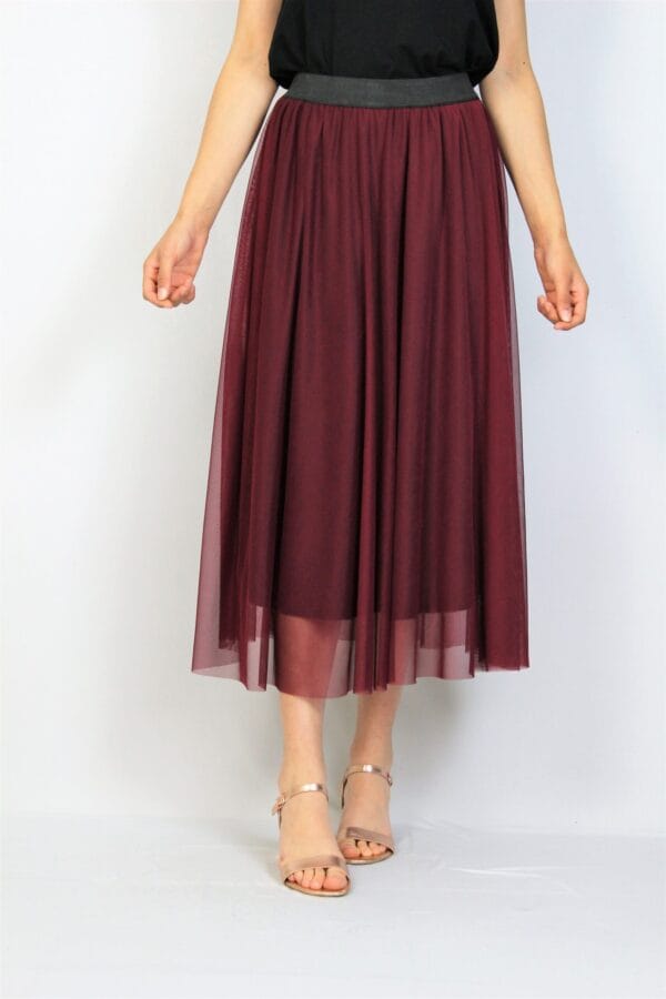 Пола тюл бордо - Image 4