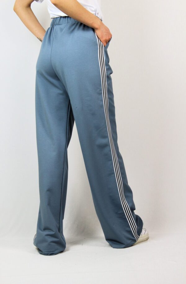 Спортен панталон с ивици 03 син - Image 3
