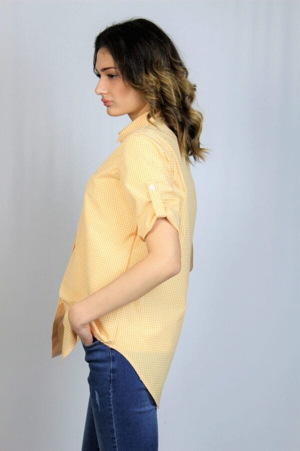 Риза жълто каре - Image 7