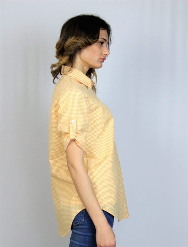 Риза жълто каре - Image 5