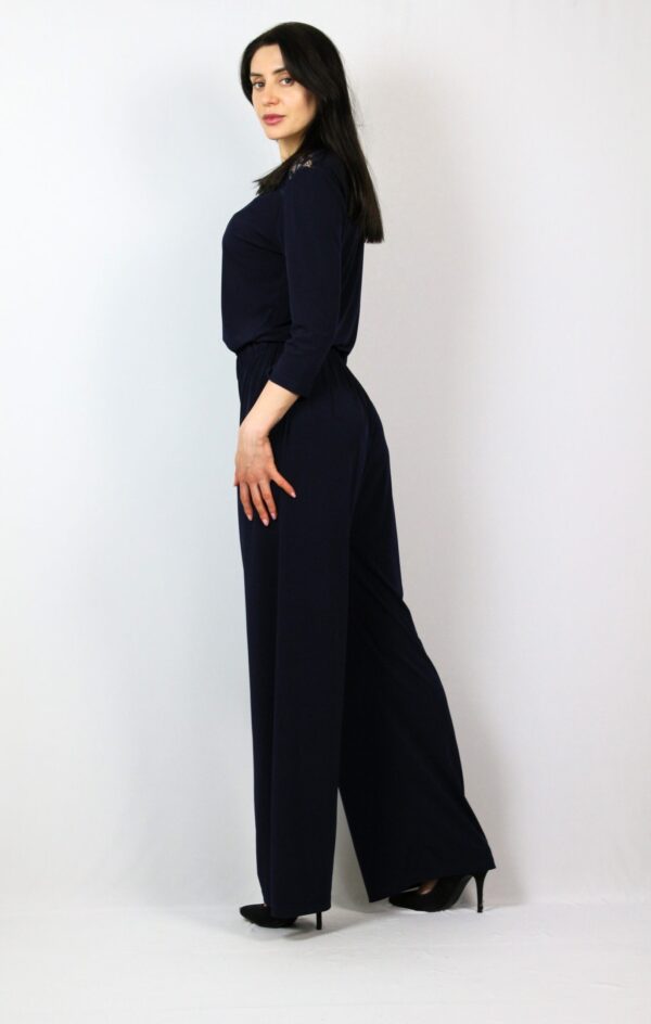 Свободен панталон тъмносин - Image 3