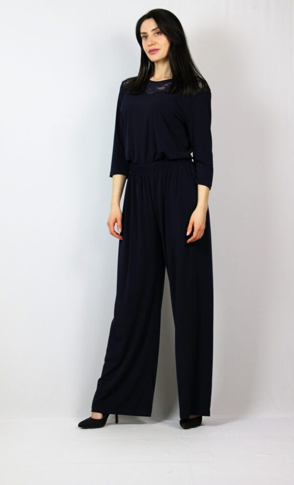 Свободен панталон тъмносин - Image 6