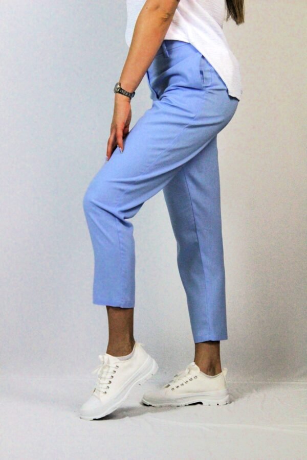 Панталон лен светлосин 02 - Image 6