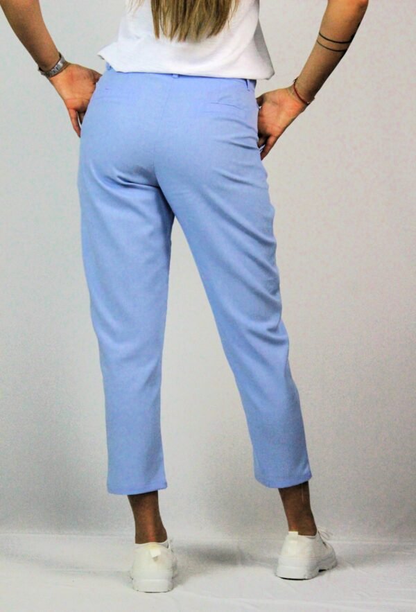 Панталон лен светлосин 02 - Image 4