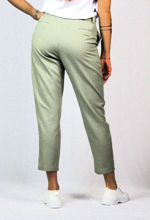 Панталон лен каки 02 - Image 4