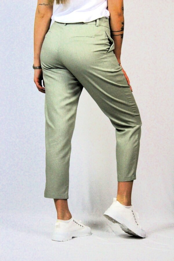 Панталон лен каки 02 - Image 6