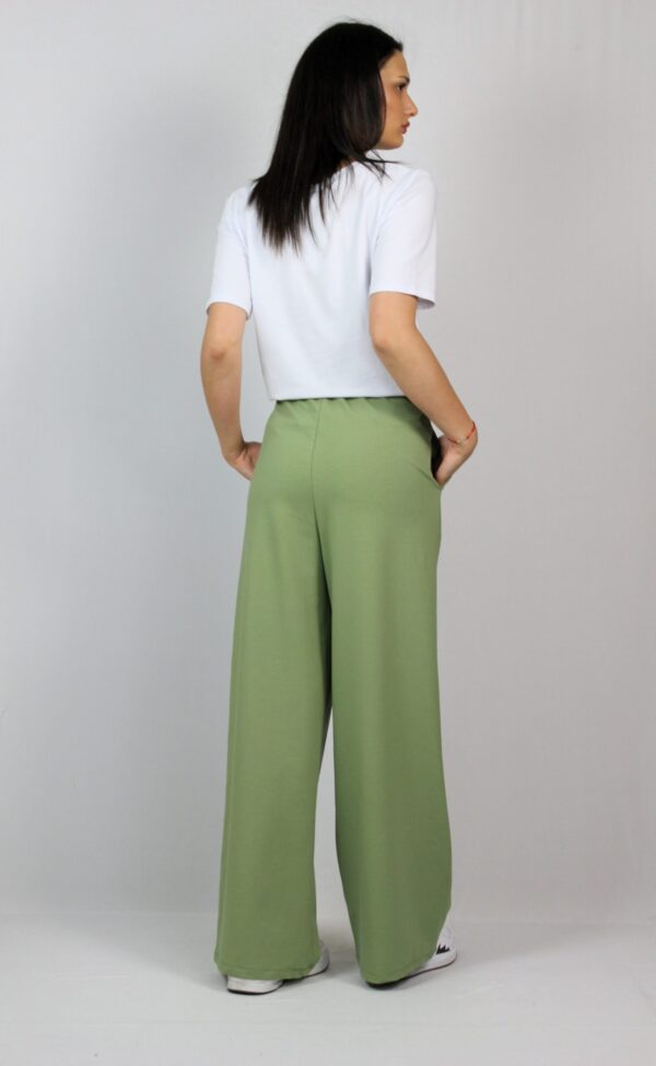 Панталон разкроен зелен - Image 5