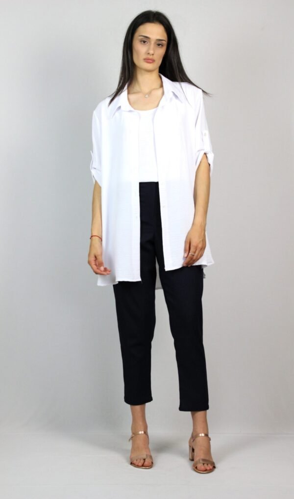 Свободна риза бяла - Image 6