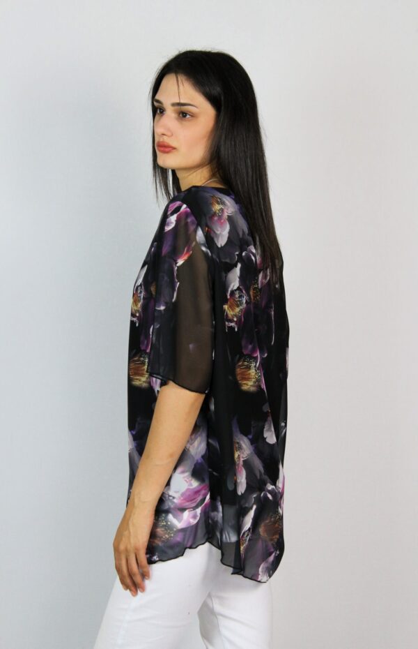 Туника шифон с цепнат ръкав 02 - Image 4