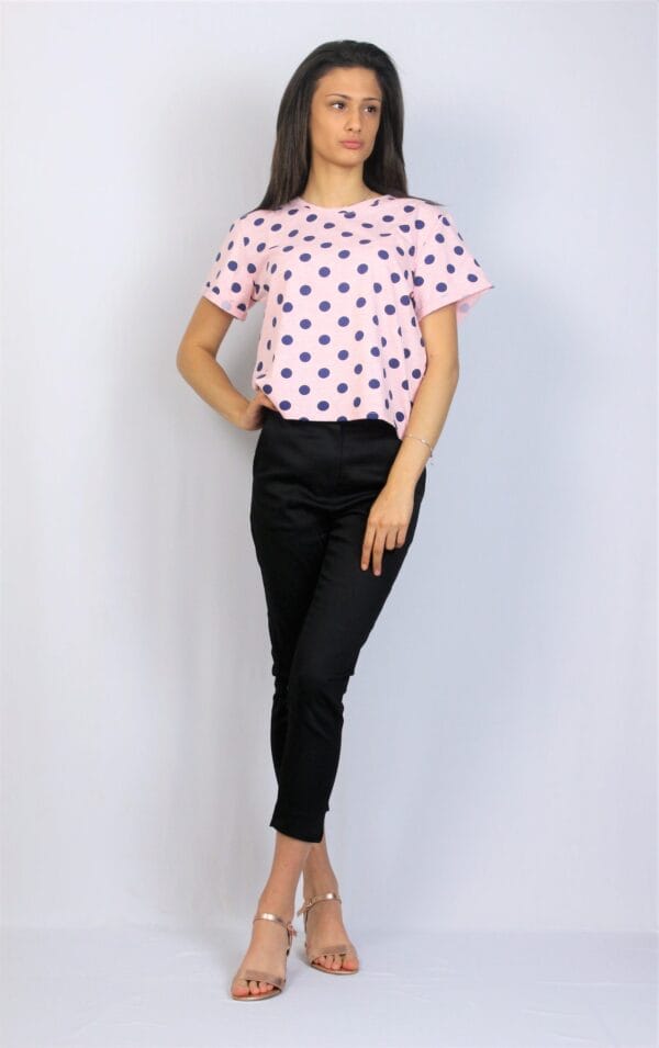 Панталон с цепки черен - Image 7