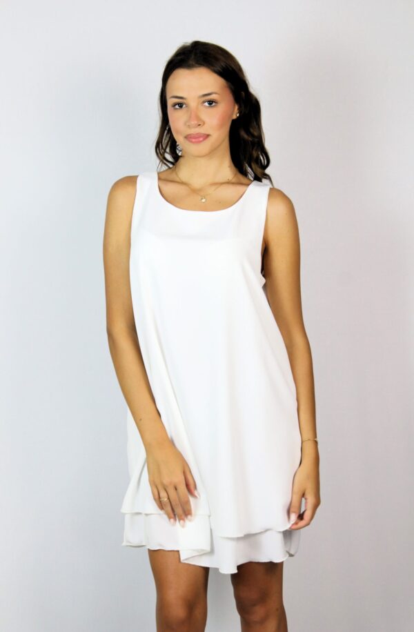 Двойна рокля бяла - Image 3