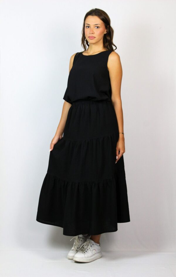 Пола волани черна - Image 4