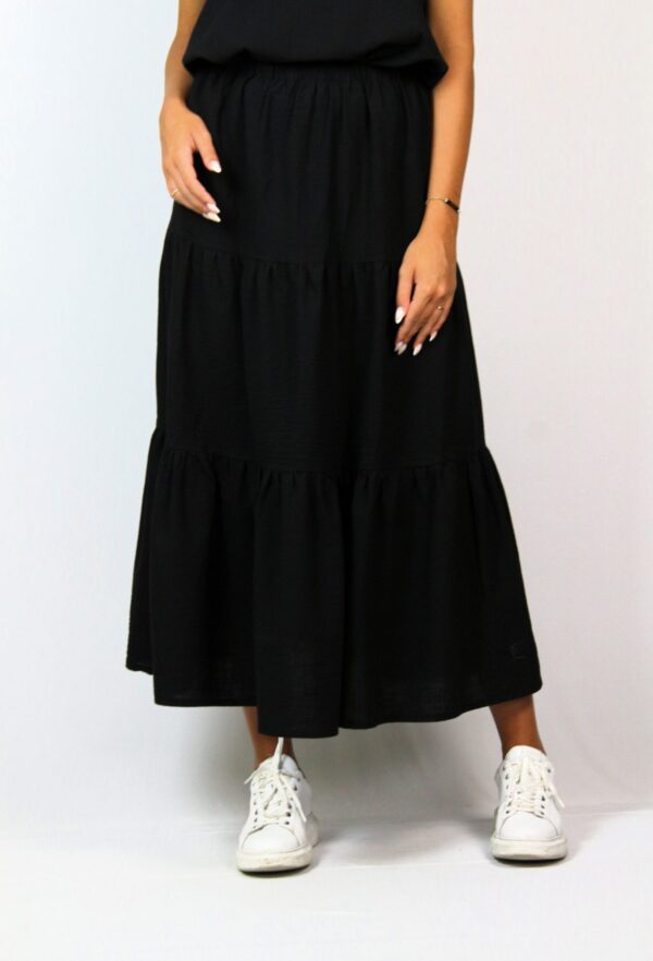 Пола волани черна - Image 3