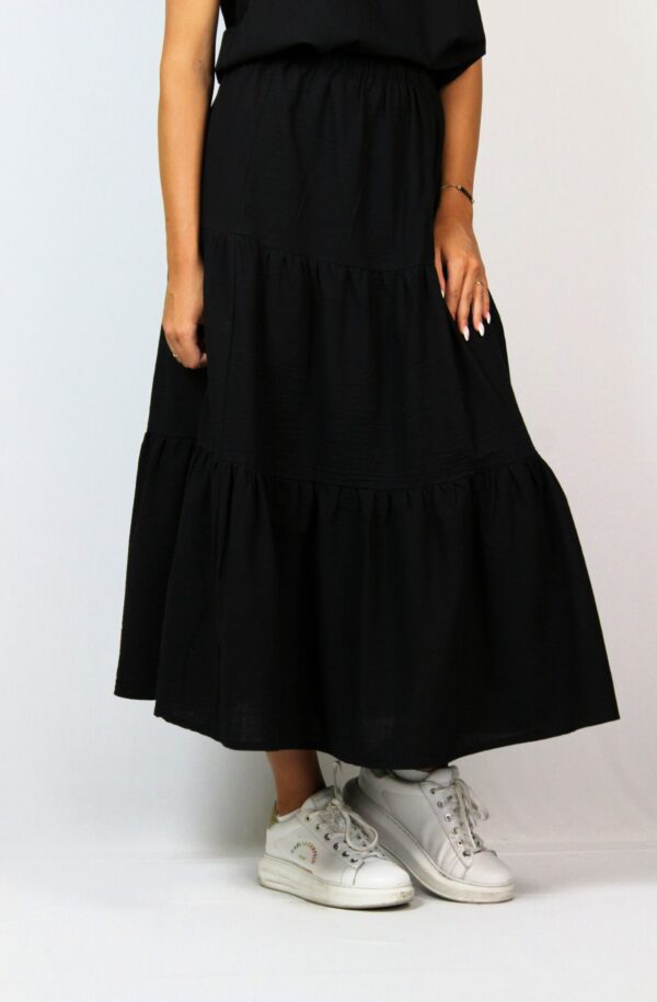 Пола волани черна - Image 5