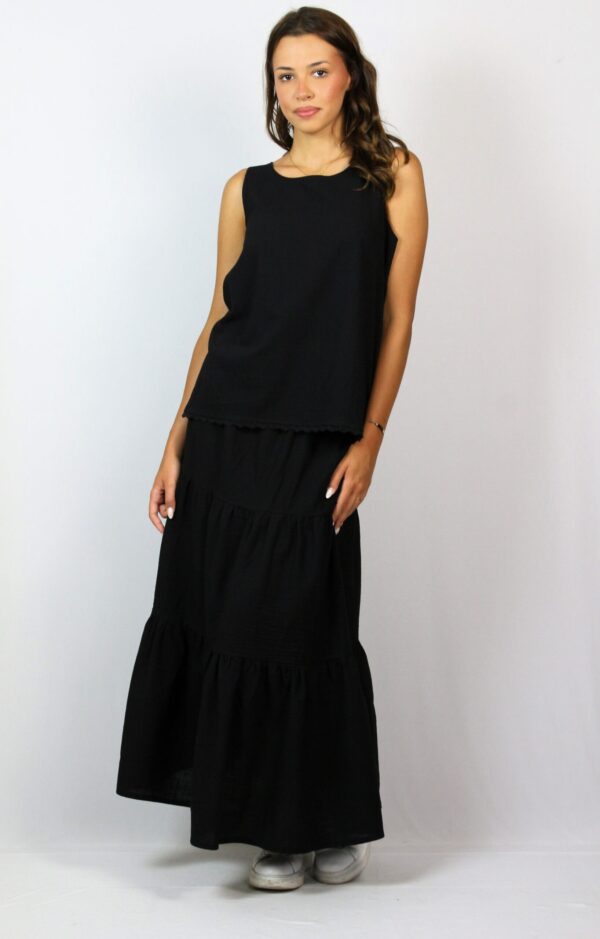 Пола волани черна - Image 6