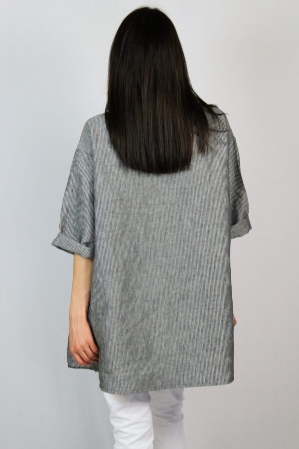 Асиметрична туника лен - Image 5