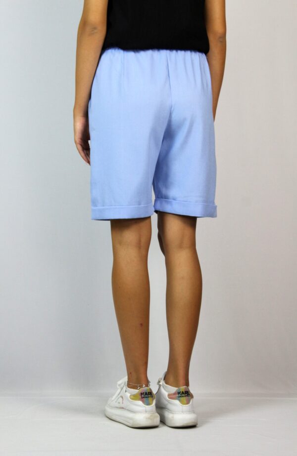 Бермуди лен светло сини - Image 5