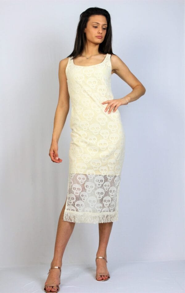 img_1072 Дантелена рокля с ресни - Image 1