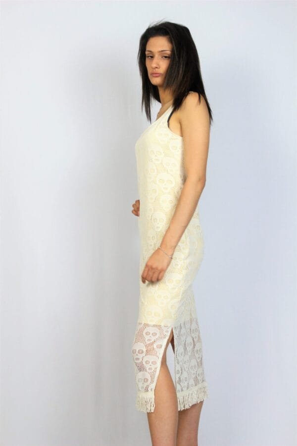 Дантелена рокля с ресни - Image 4