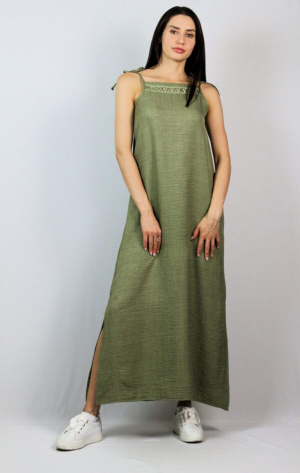 Свободна рокля с презрамки и цепки 02 - Image 6