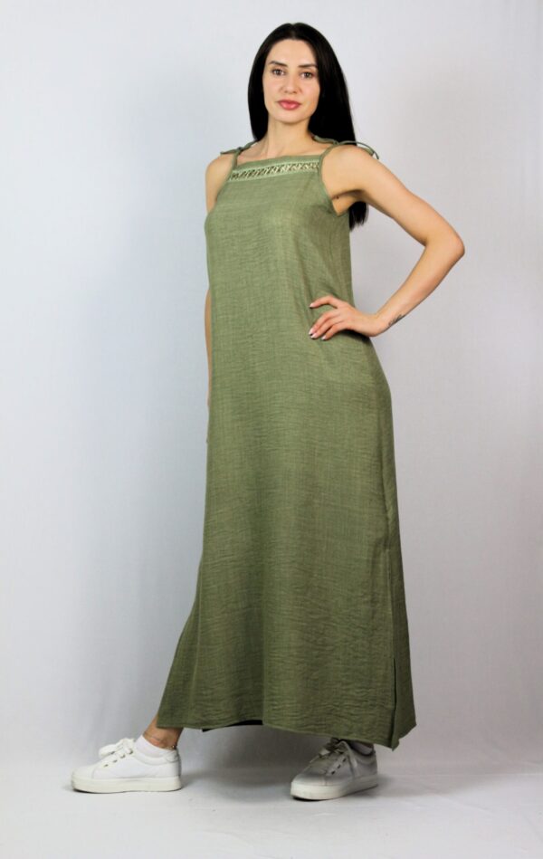 Свободна рокля с презрамки и цепки 02 - Image 4