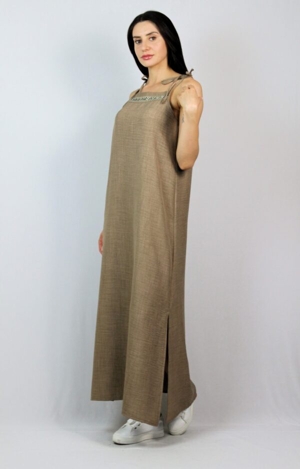 Свободна рокля с презрамки и цепки 01 - Image 6