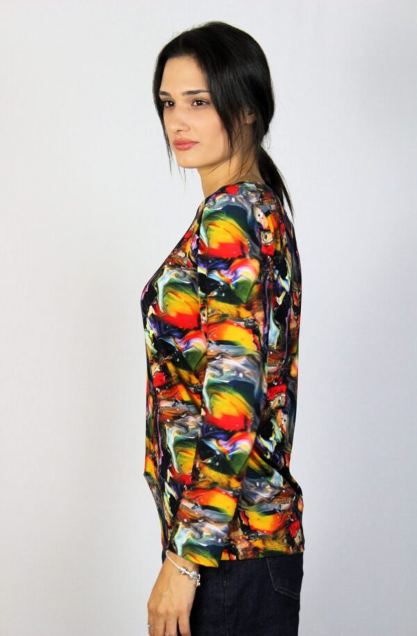 Блуза с дълъг ръкав принт 12 - Image 4