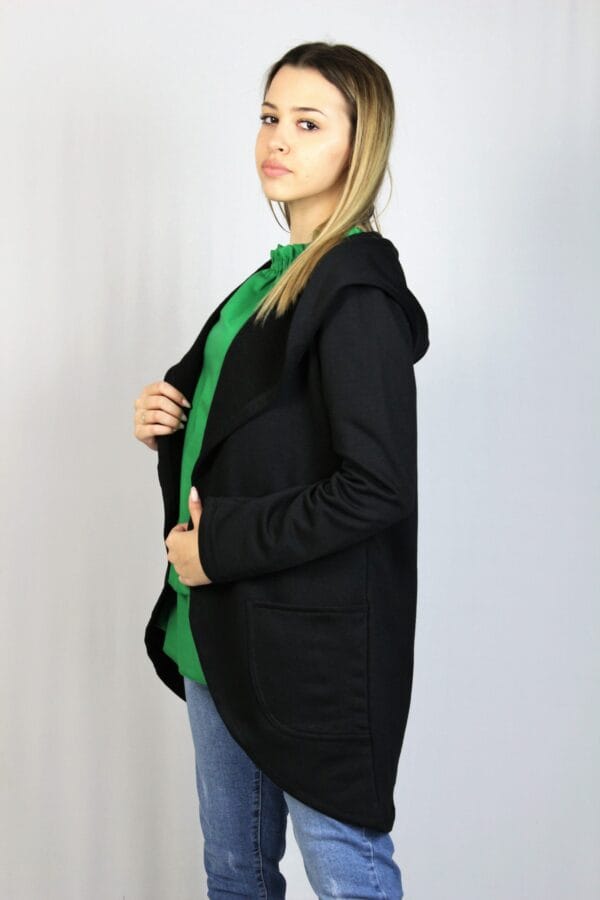 Жилетка памук черна - Image 5