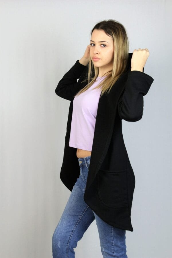 Жилетка от трико бордо - Image 6