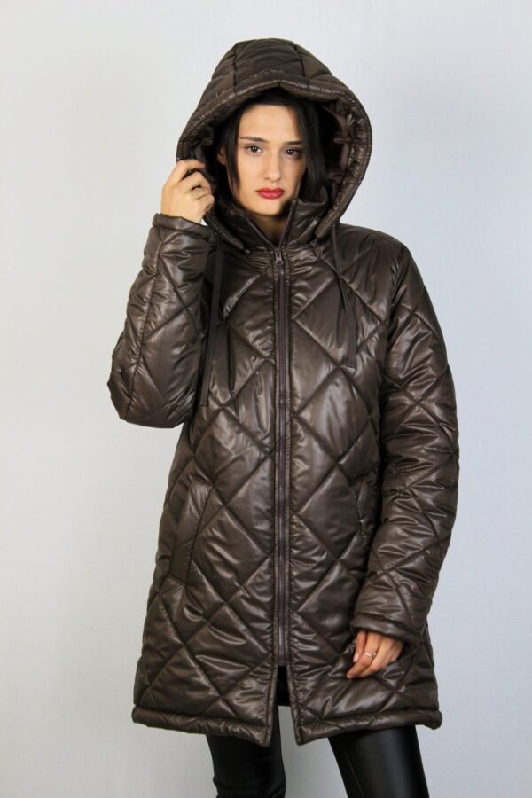 Яке  ромбоиди 03 кафяво - Image 3