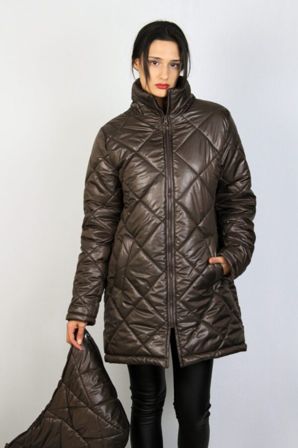 Яке  ромбоиди 03 кафяво - Image 4