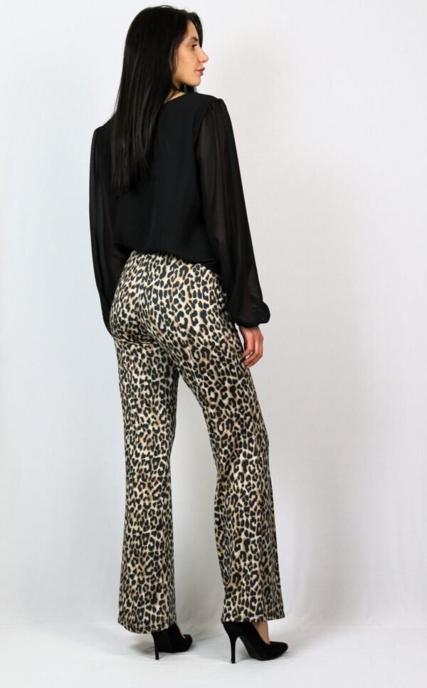 Еластичен щампован панталон - Image 8