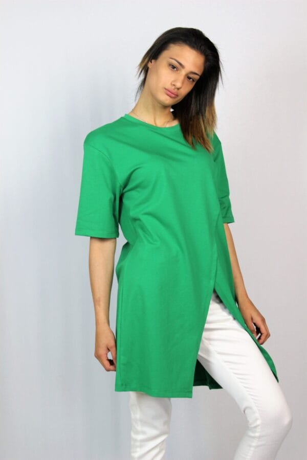 Туника с цепка отпред зелена - Image 6