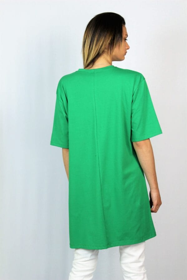 Туника с цепка отпред зелена - Image 3