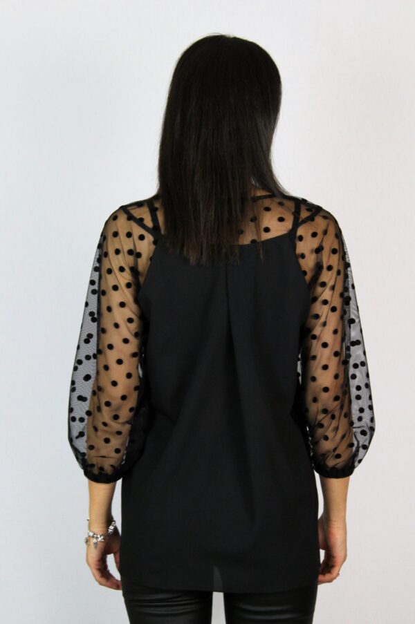 Блуза от креп шифон и тюл - Image 6