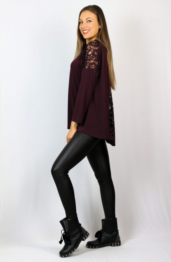 Туника с пандела  бургунд - Image 6